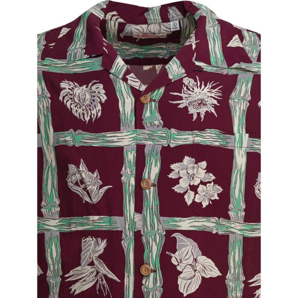 Sun Surf Island Plants Shirt Tag Size L Men - Picture 3 of 4